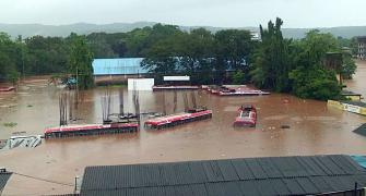 Maha rain: Official sat on submerged bus to save Rs 9L