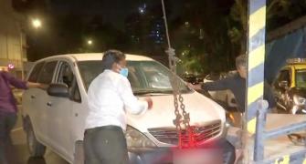 Ambani bomb case: NIA seizes car with 'police' sticker
