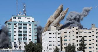PIX: AP, Al-Jazeera office flattened by Israeli strike