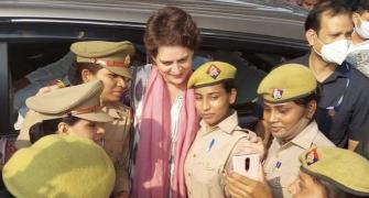 UP women cops face action for selfie with me: Priyanka