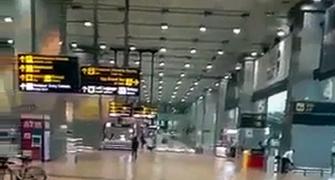 SEE: Rain floods Delhi airport, flights delayed