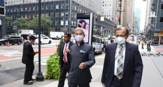 Jaishankar Takes A Walk in Manhattan