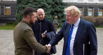 UK PM Johnson meets Ukrainian Prez Zelenskyy in Kyiv
