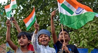 Tiranga Yatra in Jahangirpuri