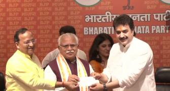 Bishnoi joins BJP, lauds Modi as India's best PM