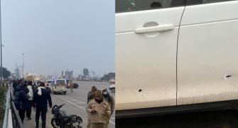 Owaisi car fired upon in poll-bound UP, 1 arrested