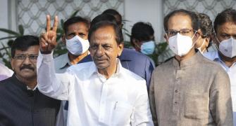 Anti-BJP front: KCR meets Uddhav, Pawar in Mumbai