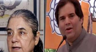 Varun, Maneka out of BJP star campaigners list in UP