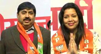 Cong's poster girl, another Akhilesh kin join BJP