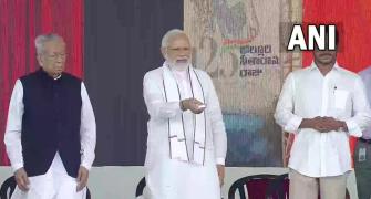 Modi unveils freedom fighter Alluri's statue in AP