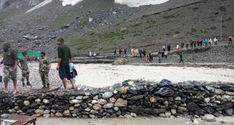 PIX: Flash Floods At Amarnath Yatra