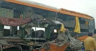 8 dead as double-decker buses collide on UP expressway