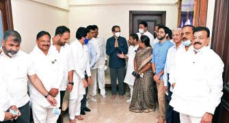 Cong leaders meet Uddhav, no discussion on MVA fate