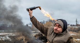 Russians, beware Ukranian Molotov Cocktails