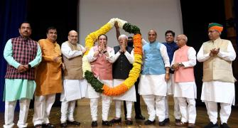 Modi meets BJP leaders over forming govts in 4 states