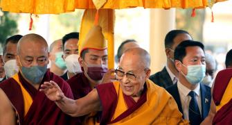 Dalai Lama makes first public appearance after 2 yrs