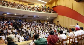 Osmania university says no to Rahul meeting students