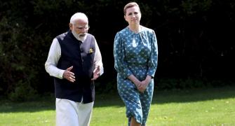 Modi reaches Denmark, holds talks with Danish PM