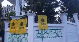 Khalistan flags found on HP assembly entrance