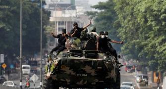 Sri Lanka deploys troops, military vehicles in Colombo
