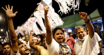 And The Protests Resume In Colombo...