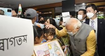 'Where did you learn Hindi': PM meets kids in Tokyo