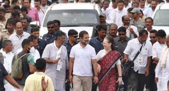 Sonia Gandhi joins 'Bharat Jodo Yatra' in Karnataka