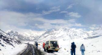 SEE: Snowfall Sets Foot in Himachal