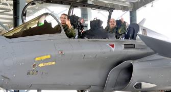 Air Chief And Son Fly Rafale Sortie