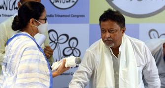 Mukul Roy in Delhi amid son's 'untraceable' claim