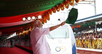Modi flags off Kerala's 1st Vande Bharat Express train