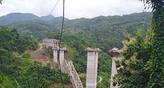 18 killed as railway bridge collapses in Mizoram