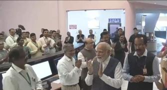 Modi reaches ISRO, meets Chandrayaan-3 scientists