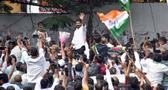 Cong wins 64 seats in Telangana, stakes claim to govt