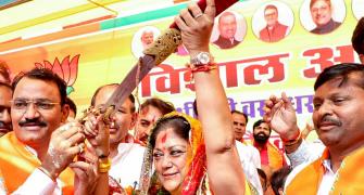 BJP Worried About Vasundhara's Likely Revolt