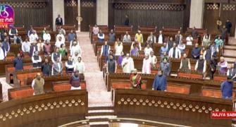 NDA MPs stand in RS in solidarity with Dhankhar