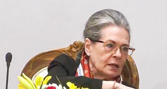 'Strangulated democracy': Sonia on suspension of MPs
