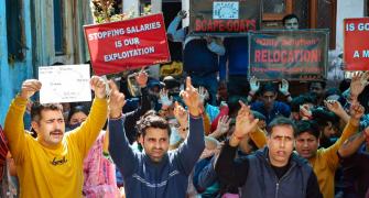 Kashmiri Pandits protest killing, seek relocation