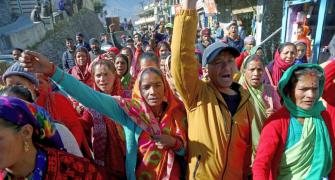 Amid crisis, Joshimath residents protest against NTPC