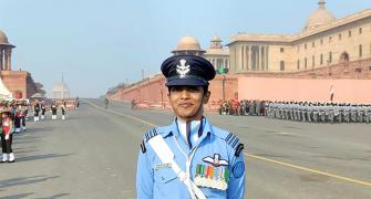 The Lady Who Led IAF Contingent