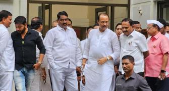 Ajit Pawar Touched His Uncle's Feet On Sunday, Monday