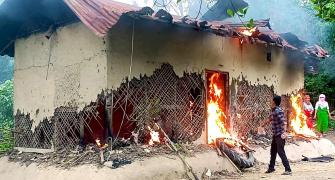 Militants torch many houses, police outpost in Manipur