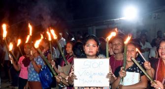 Manipur cops meet victims of parading incident