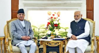 What Modi said after meeting Nepal PM Prachanda