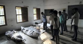 School was turned into morgue, students are scared
