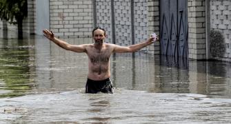 Now, A Man Made Flood In Ukraine