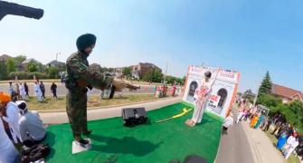 Indira Gandhi assassination float taken out in Canada
