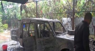 Manipur: Union min RK Ranjan Singh's house set on fire