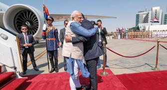 Modi arrives in Egypt on two-day state visit