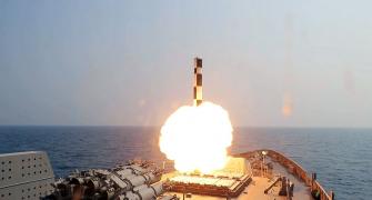 Navy Tests Ship-Launched BrahMos Missile